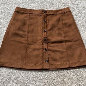 Hollister button down skirt.